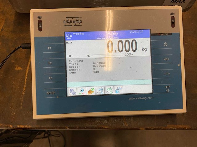 Radwag wpy 6/f1/r weegschaal digitaal - afbeelding 3 van  4