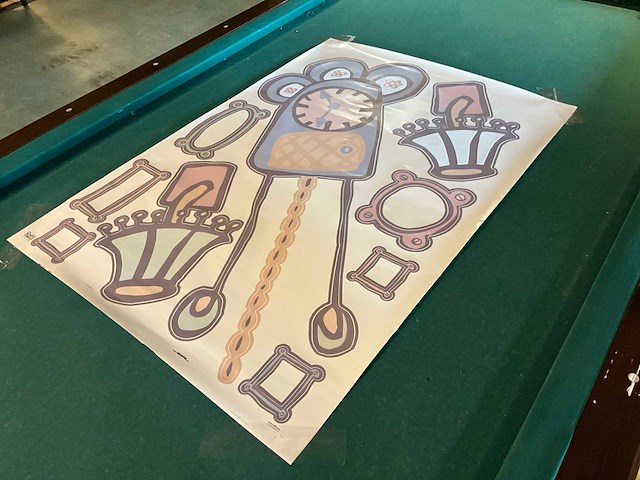 Raffi junior maxi sticker behang (300x) - afbeelding 1 van  10