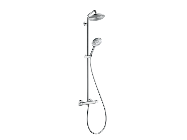 Raindance s showerpipe 240 1jet ecosmart met thermostaat hansgrohe, 27166000 - afbeelding 1 van  7