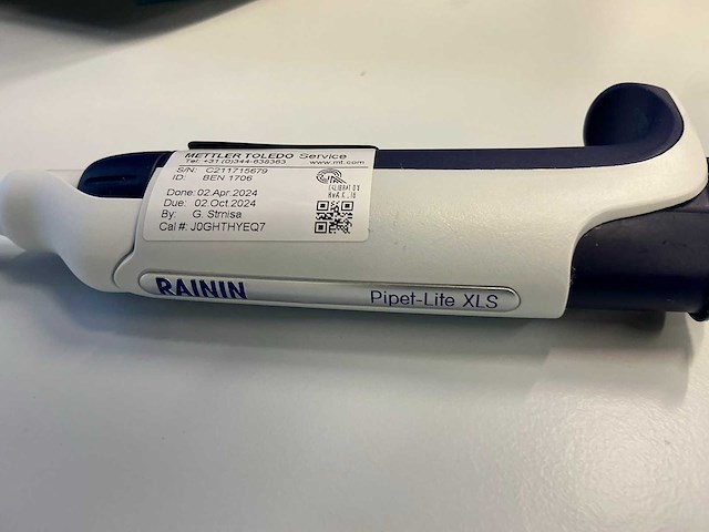 Rainin pipette-lite xls pipet rfid (5x) - afbeelding 5 van  5