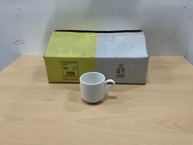 Rak banquet koffiekoppen (9x) - afbeelding 1 van  5