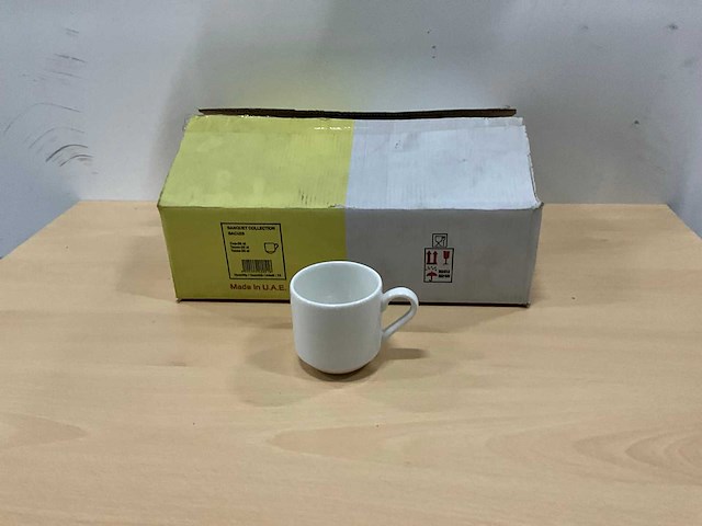 Rak banquet koffiekoppen (9x) - afbeelding 1 van  5