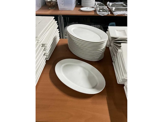 Rak ovale borden (17x) - afbeelding 2 van  5