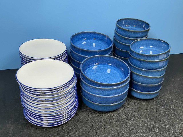 Rak porcelein / g. benedikt serviesset 74-delig - afbeelding 1 van  12