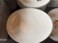 Rak porseleinen bord (48x) - afbeelding 1 van  2