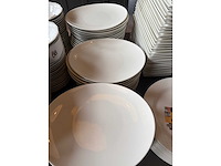 Rak porseleinen bord (48x) - afbeelding 2 van  2