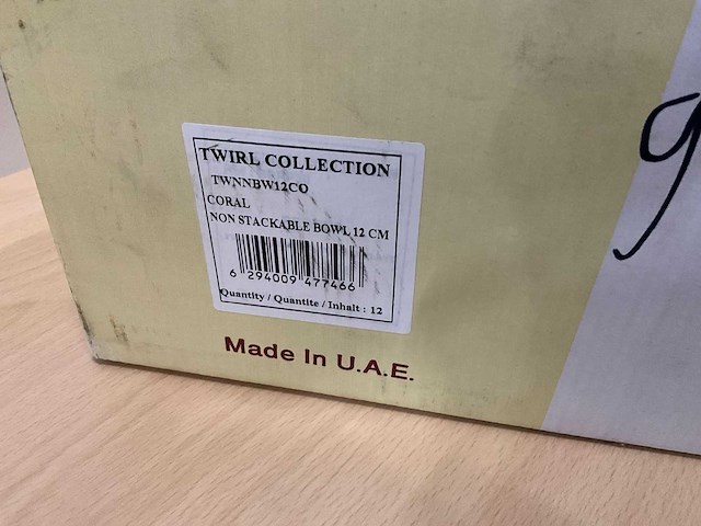 Rak twirl gekleurde kommen (9x) - afbeelding 5 van  5