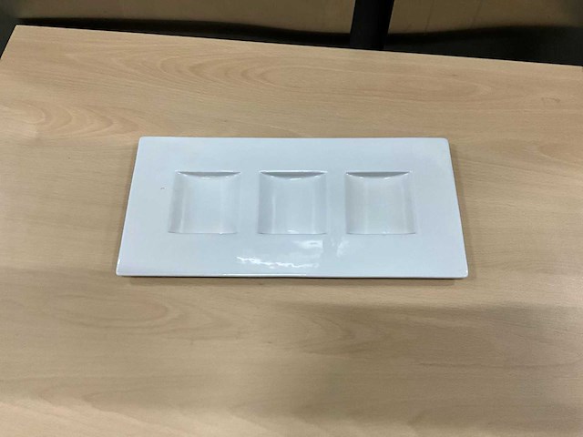 Rak vavro rechthoekige amuseborden (62x) - afbeelding 2 van  5