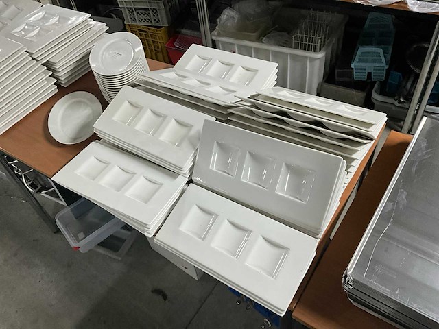 Rak vavro rechthoekige amuseborden (62x) - afbeelding 5 van  5