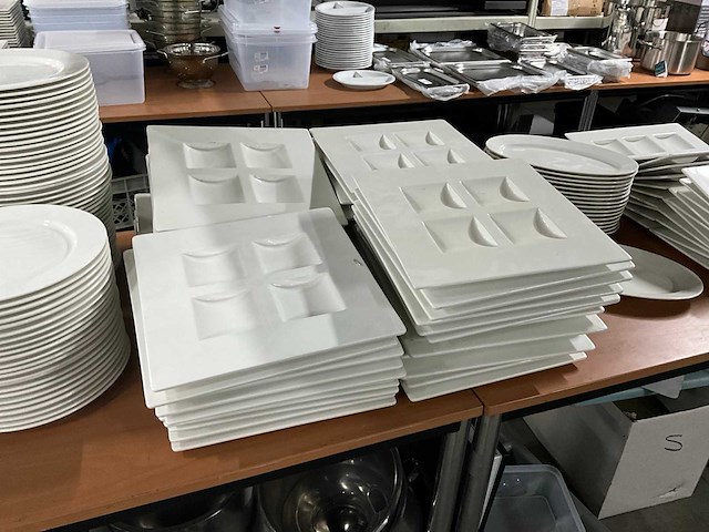 Rak vavro vierkante amuseborden (46x) - afbeelding 5 van  5