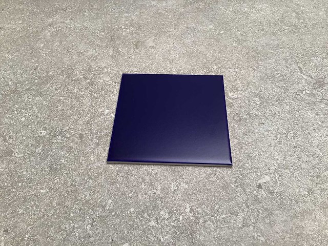 Rako dark blue mat wandtegel 14,8x14,8 cm 22 m² - afbeelding 1 van  5