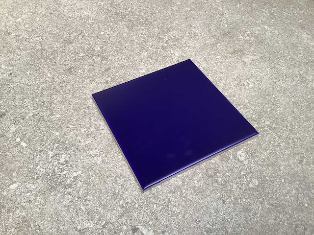 Rako dark blue mat wandtegel 14,8x14,8 cm 22 m² - afbeelding 2 van  5