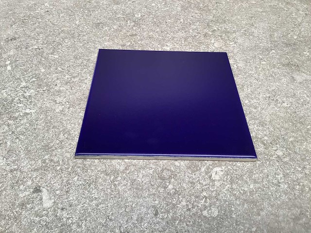Rako dark blue mat wandtegel 14,8x14,8 cm 22 m² - afbeelding 3 van  5