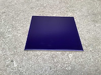 Rako dark blue mat wandtegel 14,8x14,8 cm 22 m² - afbeelding 3 van  5