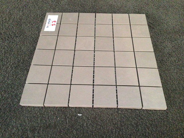 Rako extra brown grey mat mozaïektegel 30x30 cm 20,51 m² - afbeelding 4 van  4