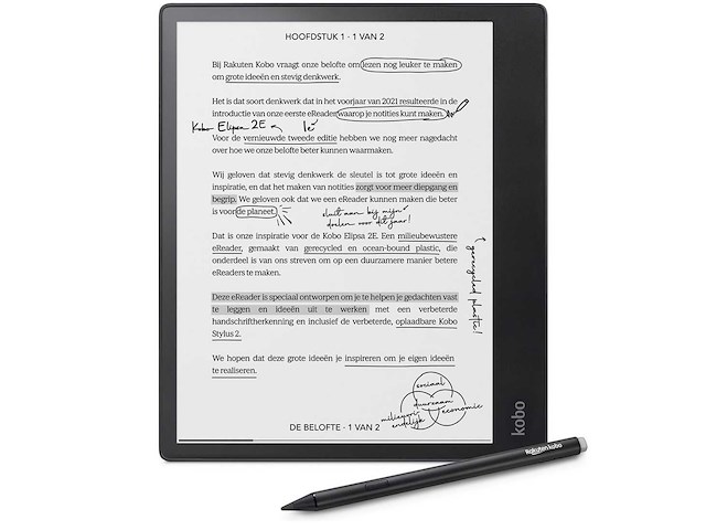 Rakuten kobo - 2e - elipsa - e-reader - afbeelding 1 van  2