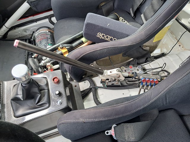 Rally-auto, mitsubishi, lancer sports sedan, 2.0 evolution gsr, 2009 - afbeelding 37 van  65