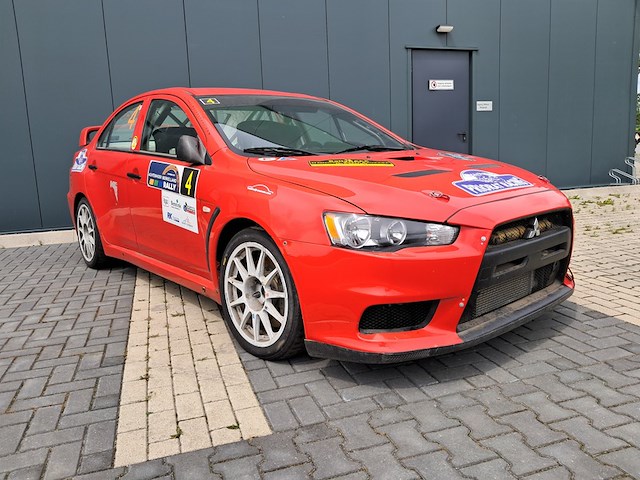 Rally-auto, mitsubishi, lancer sports sedan, 2.0 evolution gsr, 2009 - afbeelding 63 van  65
