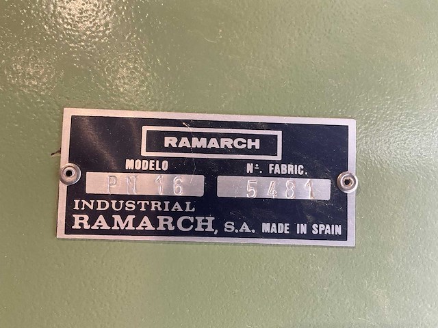 Ramarch pn16 hydro- pneumatische korpuspers - afbeelding 10 van  12
