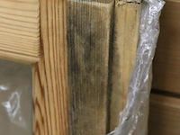 Ramen t.b.v. tuinhuis - 35.5x100cm - 2 stuks - nieuw - afbeelding 2 van  5