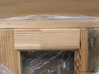 Ramen t.b.v. tuinhuis - 35.5x100cm - 2 stuks - nieuw - afbeelding 3 van  5