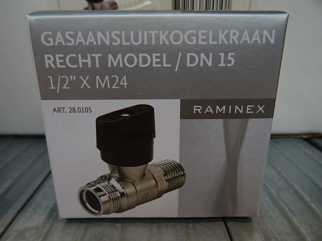 Raminex - gasaansluitkogelkraan (73x) - afbeelding 2 van  3