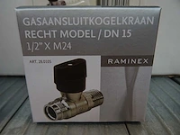 Raminex - gasaansluitkogelkraan (73x) - afbeelding 2 van  3