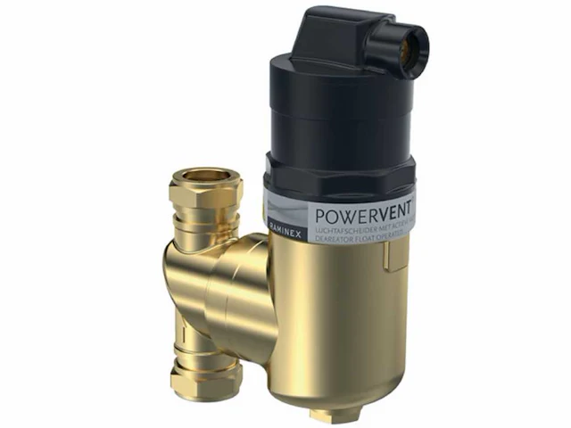 Raminex - powervent 22 x 22mm knel - luchtafscheider - afbeelding 1 van  2