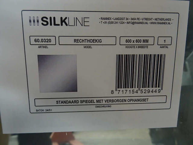 Raminex - silkline - spiegel (9x) - afbeelding 2 van  2