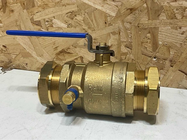 Raminex 329208 kogelkraan incl aftap 54mm - afbeelding 1 van  7