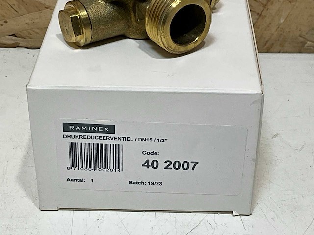 Raminex drukreduceerventiel 312 compact dn15 3/4x3/4 402007 - afbeelding 3 van  4