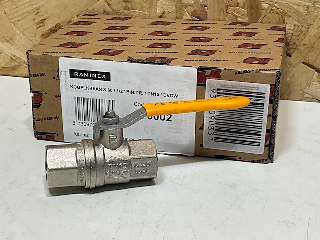Raminex kogelkraan 1/2” din15 (19x) - afbeelding 2 van  5