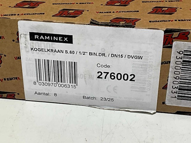 Raminex kogelkraan 1/2” din15 (19x) - afbeelding 4 van  5