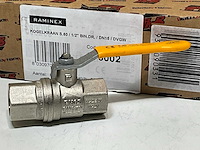 Raminex kogelkraan 1/2” din15 (20x) - afbeelding 1 van  5