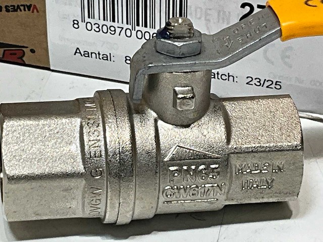 Raminex kogelkraan 1/2” din15 (20x) - afbeelding 3 van  5