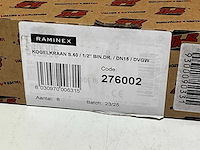 Raminex kogelkraan 1/2” din15 (20x) - afbeelding 4 van  5