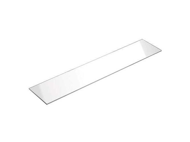 Raminex planchet rechthoekig gehard helder glas 800x150x8mm excl. houders (23x) - afbeelding 1 van  5