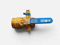 Raminex s28 kiwa kogelkraan met aftapper en stopplug - afbeelding 1 van  1