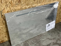 Raminex silkline uno led spiegel 700x1200mm rvs mat kader 230v - afbeelding 4 van  5