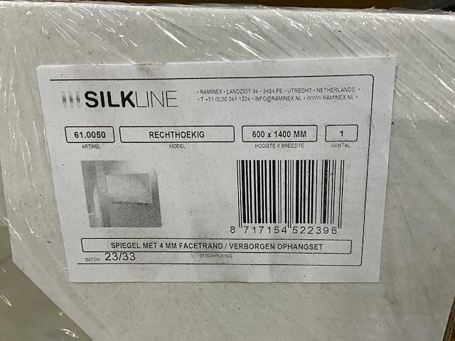 Raminex spiegel met 4mm facetrand (7x) - afbeelding 3 van  7