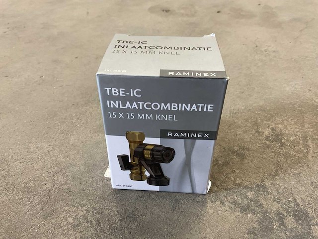 Raminex tbe-ic 15x15mm knel inlaatcombinatie (2x) - afbeelding 1 van  1