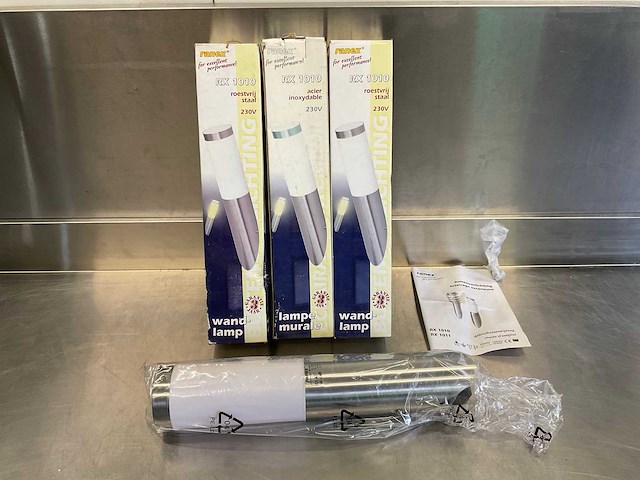 Ranex buitenverlichting rvs (3x) - afbeelding 1 van  4