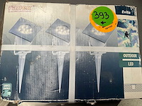Ranex led set van 3 vloerinbouwspots evita hoekig aluminium - afbeelding 2 van  2