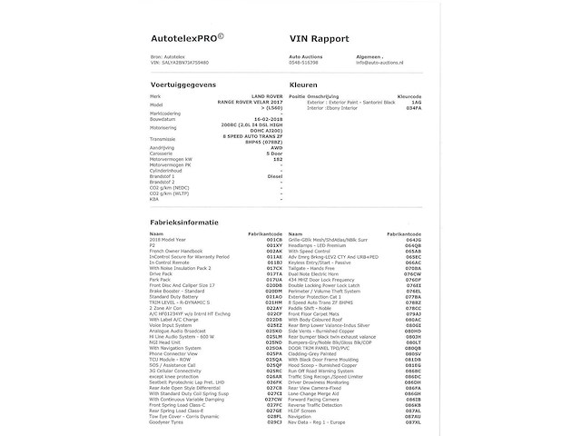 Range rover velar 2.0 i4 awd r-d se 2018, automaat, p-265-sk - afbeelding 15 van  46