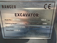 Ranger - 2026 - xt18u - minigraafmachine - afbeelding 25 van  31
