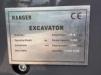 Ranger - 2026 - xt18u - minigraafmachine - afbeelding 2 van  32