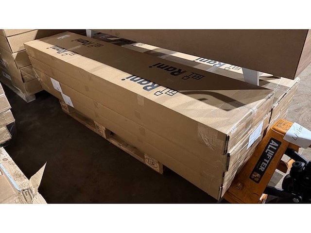 Rani - tv meubel - wit/okkernoot 180 cm - afbeelding 9 van  10