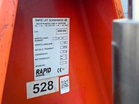 Rapid - 1997 - rmm1000 - hydraulische palletwagen - afbeelding 4 van  4