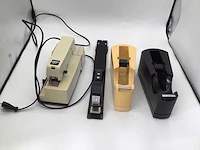 Rapid elektrische nietmachine 90ec, hand nietmachine en plakbandapparaten (4x)