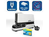 Rapid elektrische nietmachine pro 90ec niet tot 50 vel wit - afbeelding 2 van  4